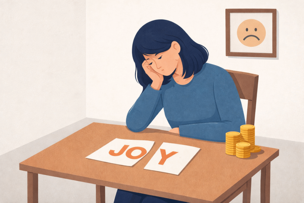 Cutting joy and the price of survival mode