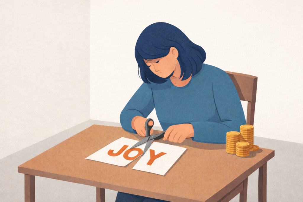The cost of cutting joy