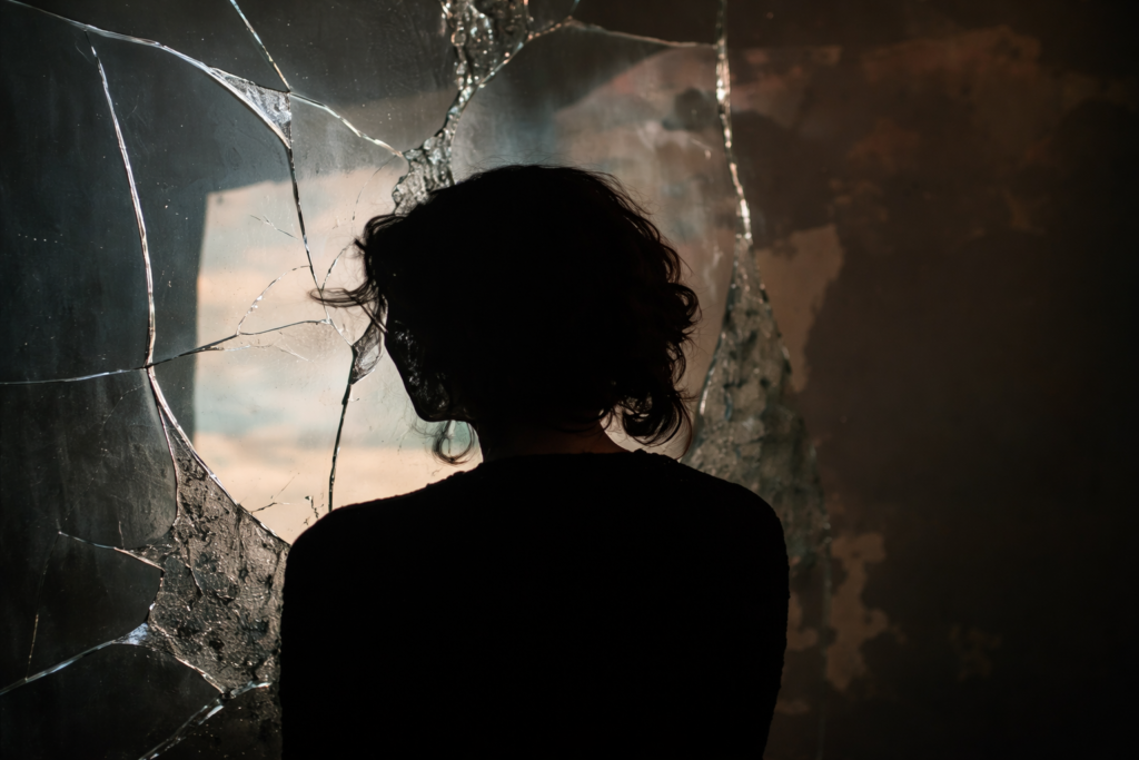 The woman in the room