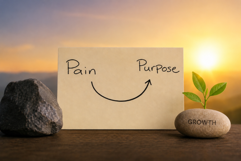 From pain to purpose